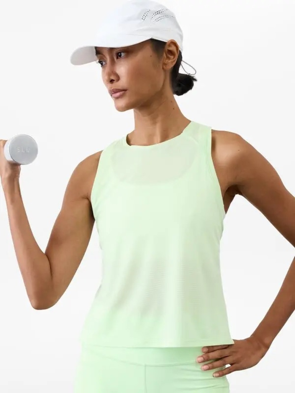 Athleta Pale Green Performance Tank